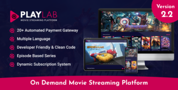 PlayLab - On Demand Movie Streaming Platform 3.2