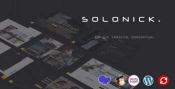 Solonick - Personal Portfolio WordPress Theme 6.6.1