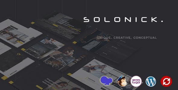 Solonick - Personal Portfolio WordPress Theme 6.6.1