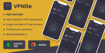 VPNite : Secure & Fast VPN App with Free Servers