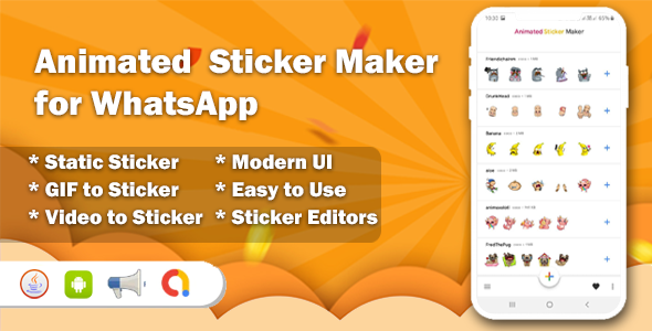 Animated Sticker Maker For WhatsApp – CodingMarket