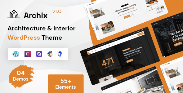 Archix - Architecture & Interior WordPress Theme 1.0.2