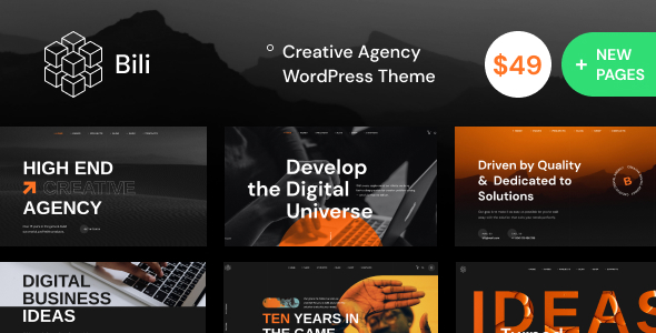 Bili – Creative Agency WordPress Theme 1.1.23
