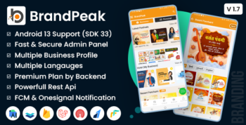 BrandPeak: Festival Poster Maker, Business Post, Political Post Maker App 1.9.6
