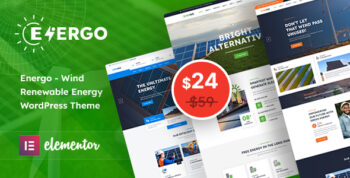 Energo - Wind Renewable Energy WordPress Theme 1.4