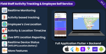 Field Manager | Employees Realtime & Offline Tracking, Tasks, Product Order, IP, QR, Geofence HRMS 3.1.1