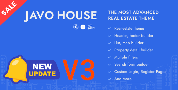 Javo House - Real Estate WordPress Theme 3.3