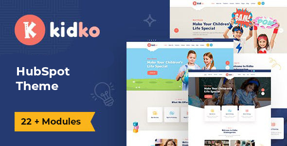 Kidko – Kindergarten & Baby Care HubSpot Theme 11 July 2021