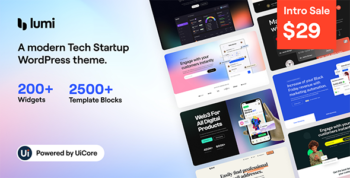 Lumi – Tech Startup WordPress Theme 3.3.2