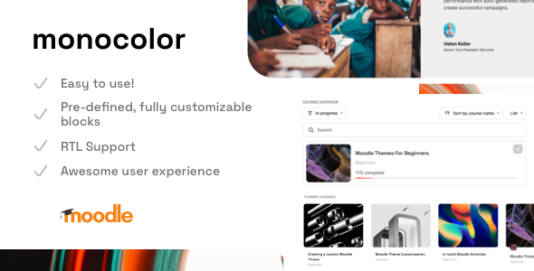 Monocolor - Premium Moodle Theme 1.10.1