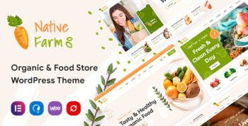 NativeFarm - Organic & Healthy Food WordPress Theme 1.0.5
