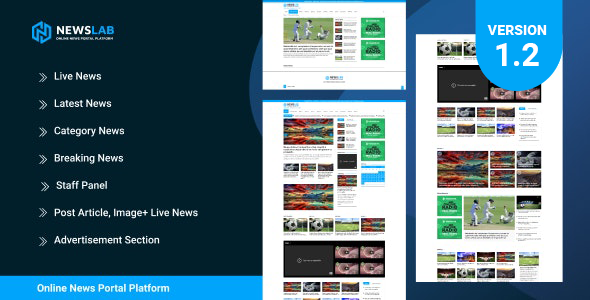 NewsLab - Online Newspaper And Magazine Platform 2.0