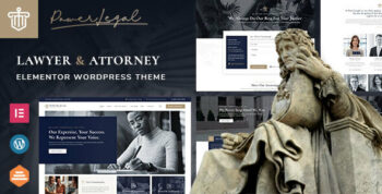 Powerlegal - Law, Lawyer & Attorney WordPress Theme 3.0.0