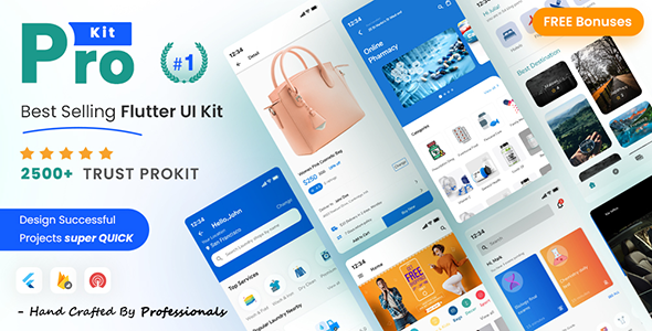 ProKit – Complete Flutter UI Kit with ChatGPT App