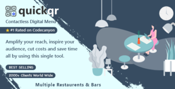QR Menu Maker SaaS – Contactless QR Code Restaurant Menu – QuickQR Laravel CMS 2.2
