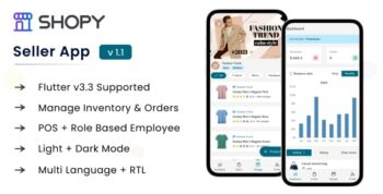 Shopy - Seller Flutter App 1.2