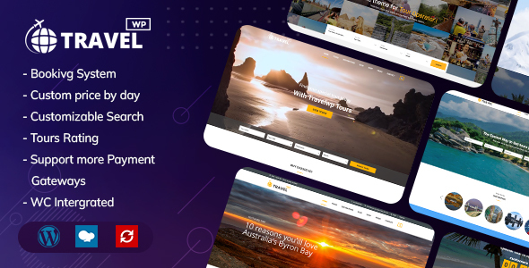 Travel Tour Booking WordPress Theme 2.0.7