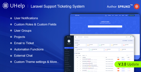 Uhelp - Helpdesk Support Ticketing System 3.1
