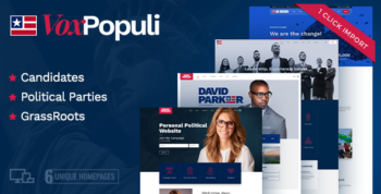 Vox Populi – Political Party & Candidate WordPress Theme 1.2.3
