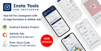 Insta Tools - Tool Kit For Instagram with In-App Purchase & AdMob Ads