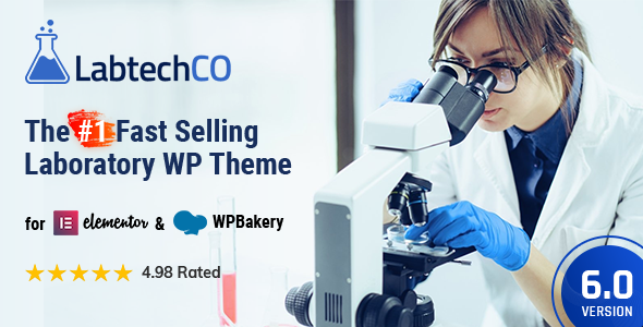 LabtechCO | Laboratory & Science Research WordPress Theme 8.2