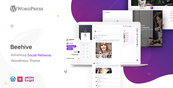 Beehive - Social Network WordPress Theme 1.6.1