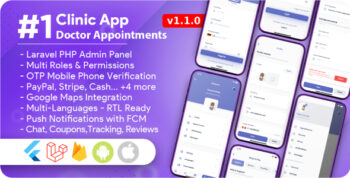 Clinic Owner / Manager App for Doctors Appointments, Diagnostics, Medical Managements 1.5.0