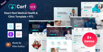 Corf - Doctor Medical Health React Nextjs Template 1.6