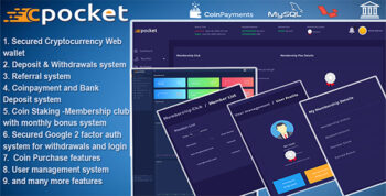 Cpocket - Best Cryptocurrency Web Wallet - Crypto Wallet 2.4