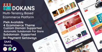 DOKANS - Multitenancy Based Ecommerce Platform (SAAS) 3.9.2