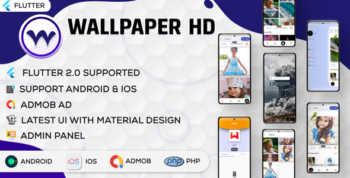 Flutter HD Wallpaper - Online Wallpaper App With PHP Admin Panel | New Concept | Flutter