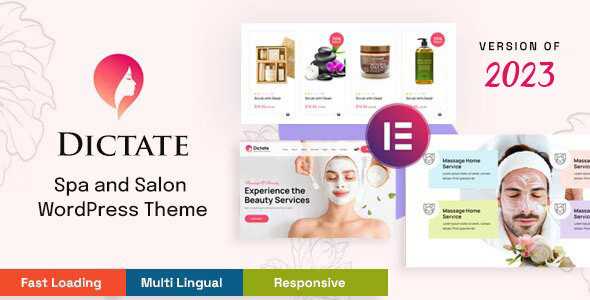 Get Appointments with Dictate - Responsive Spa and Salon Theme 5.3