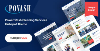 Povash | Power Wash HubSpot Theme