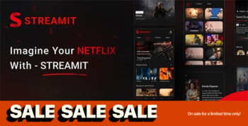 Streamit – OTT Video Streaming Flutter App With WordPress Backend (Movies, TV Shows, and Live TV) 9.7.0
