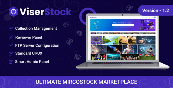 ViserStock - Ultimate Microstock Marketplace 2.2