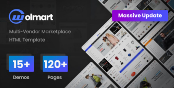 Wolmart - Marketplace eCommerce HTML Template 1.1