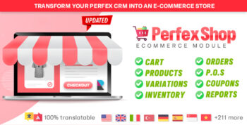 Perfex Shop – eCommerce, POS & Inventory Management Module for Products & Services