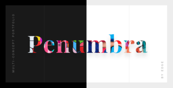 Penumbra - Multi-Concept Design Portfolio Theme 1.7
