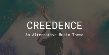Creedence – Music Band, Singer & Producer Theme 1.9
