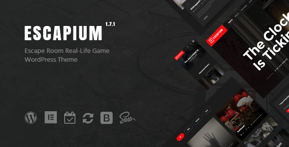 Escapium – Escape Room Game WordPress Theme 2.1.1