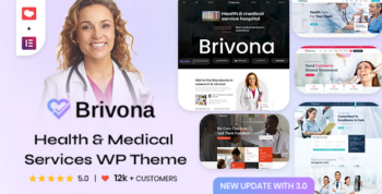 Brivona – Clinical Websites WordPress Theme with Appointments Booking 6.3