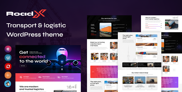 Roadx - Movers and Logistics Services WordPress Theme 1.2