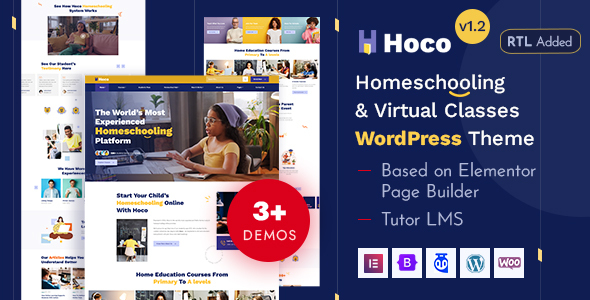 Hoco - Education LMS & Virtual Classes WordPress Theme 1.4