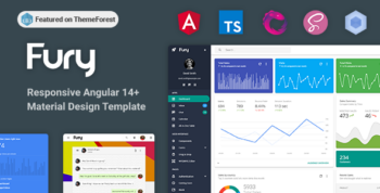 Fury - Angular 14+ Material Design Admin Template
