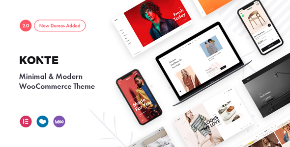 Konte - Minimal & Modern WooCommerce WordPress Theme 2.3.16