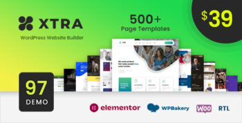 Xtra - WordPress Website Builder + RTL 4.8.5