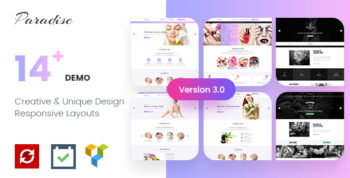 Paradise - Multipurpose Spa & Beauty WordPress Theme