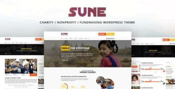 SUNE - Charity / Nonprofit / Fundraising WordPress Theme