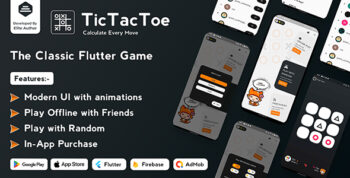Tic Tac Toe - The Classic Flutter Tic Tac Toe Game 1.0.6