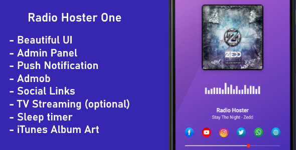 Radio Hoster One With Admin Panel 8.0